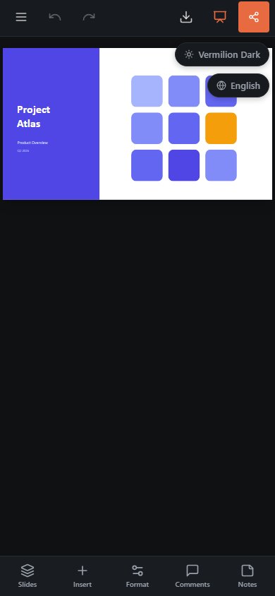 Mobile viewer layout