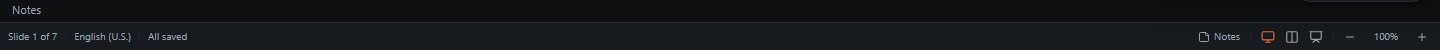 Zoom controls in the status bar